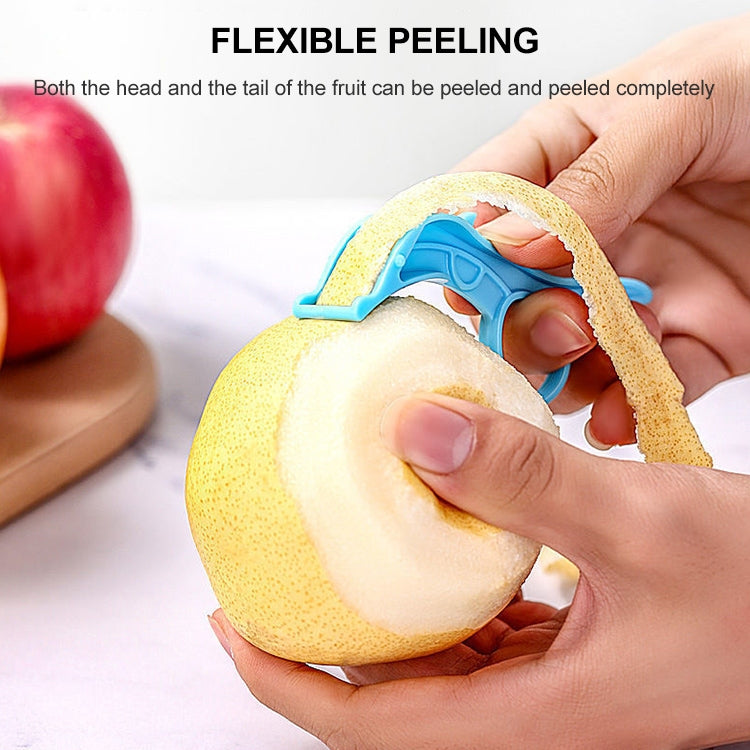 Stainless Steel Blade Plastic Handle Creative Peeler Rotating Style Fruit Knife (Random Color Delivery) - Cutter & Peeler by PMC Jewellery | Online Shopping South Africa | PMC Jewellery | Buy Now Pay Later Mobicred