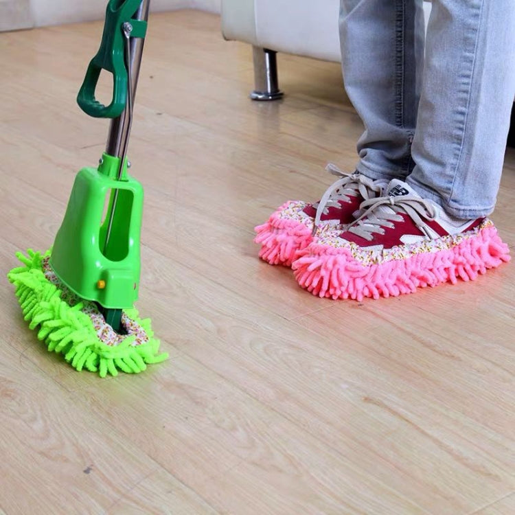 Pair of Multifunction Cleaning Slipper Cover Mop Floor Clean Shoes Covers(Green) - Sponges, Cloths & Brushes by PMC Jewellery | Online Shopping South Africa | PMC Jewellery | Buy Now Pay Later Mobicred