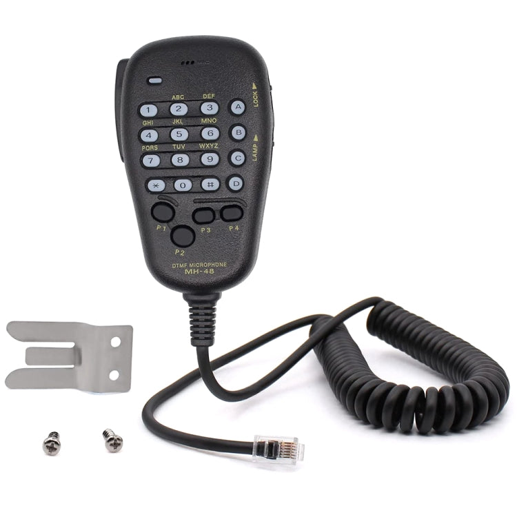 MH-48A6J DTMF Microphone for Yaesu MH-48A6J FT-7800R FT-8800 FT-8900R Radio(Black) - free shipping - PMC TechLife - Order now!