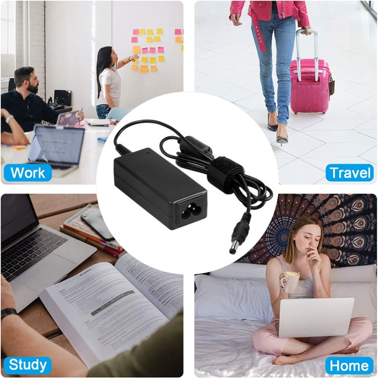 AC Adapter 19V 4.74A 90W for LG Laptop, Output Tips: (4.75+4.2) x 1.6mm(Black) - Universal Power Adapter by PMC TechLife | Online Shopping South Africa | PMC TechLife | Buy Now Pay Later Mobicred