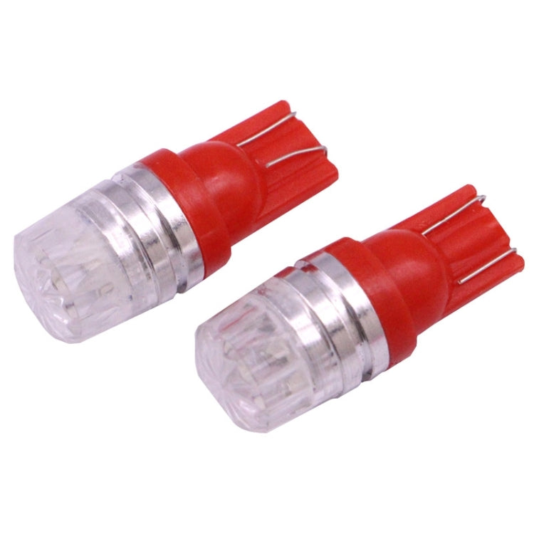 2 PCS T10 1.5W 60LM 1 LED Red COB LED Brake Light for Vehicles, DC12V(Red) - Instrument Lights by PMC TechLife | Online Shopping South Africa | PMC TechLife | Buy Now Pay Later Mobicred