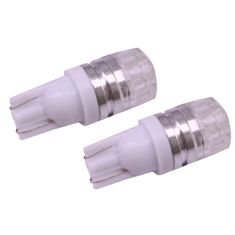 2 PCS T10 1.5W 60LM 1 LED White COB LED Brake Light for Vehicles, DC12V(White) - Instrument Lights by PMC TechLife | Online Shopping South Africa | PMC TechLife | Buy Now Pay Later Mobicred