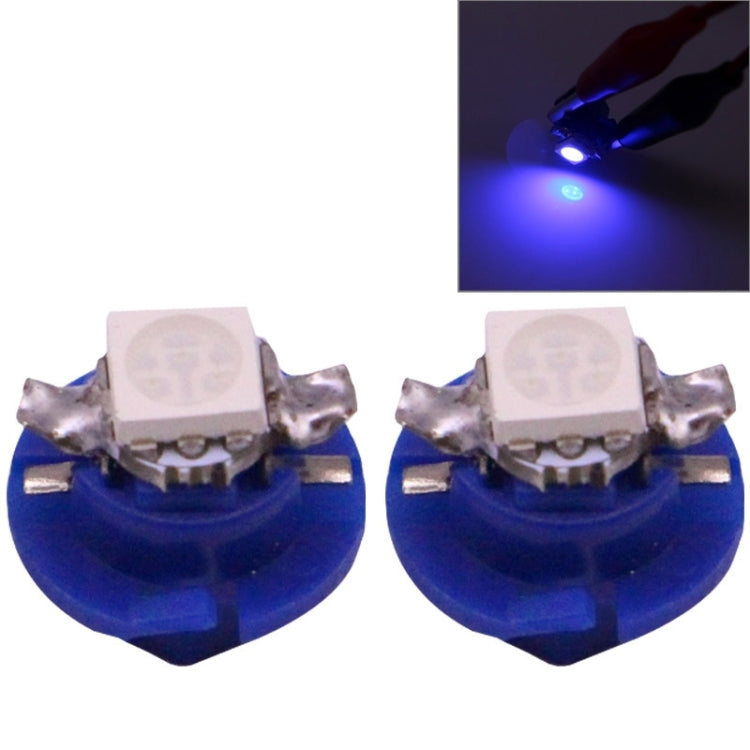 2 PCS B8.4 Blue Light 0.2W 12LM 1 LED SMD 5050 LED Instrument Light Bulb Dashboard Light for Vehicles, DC 12V(Blue) - Instrument Lights by PMC TechLife | Online Shopping South Africa | PMC TechLife | Buy Now Pay Later Mobicred