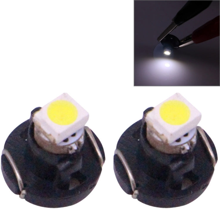 2 PCS T3 White Light 0.1W 5LM 1 LED SMD 3528 LED Instrument Light Bulb Dashboard Light for Vehicles, DC 12V(Black) - Instrument Lights by PMC TechLife | Online Shopping South Africa | PMC TechLife | Buy Now Pay Later Mobicred