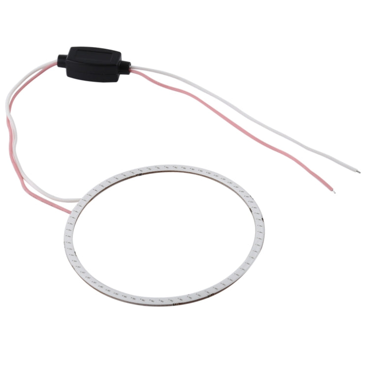 90mm 5W 180LM Angel Eyes Circles Car Headlight COB LED Lights for Vehicles, DC 12-24V (Red Light) - Eagle Eye Lamps by PMC TechLife | Online Shopping South Africa | PMC TechLife | Buy Now Pay Later Mobicred