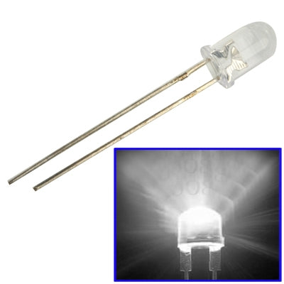 1000pcs 5mm White Light Water Clear LED Lamp (1000pcs in one packaging, the price is for 1000pcs)(White Light) - free shipping - PMc TechLife - Order now!