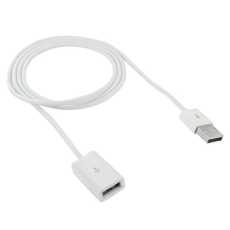 USB AM to AF Extender Extension Cable for Mac, Length: 1m(White) - Cable & Adapter by PMC Jewellery | Online Shopping South Africa | PMC Jewellery | Buy Now Pay Later Mobicred