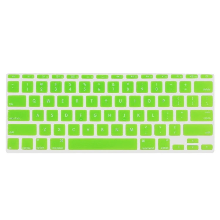 ENKAY for MacBook Air 11.6 inch (US Version) / A1370 / A1465 4 in 1 Frosted Hard Shell Plastic Protective Case with Screen Protector & Keyboard Guard & Anti-dust Plugs(Green) - MacBook Air Cases by ENKAY | Online Shopping South Africa | PMC Jewellery | Buy Now Pay Later Mobicred