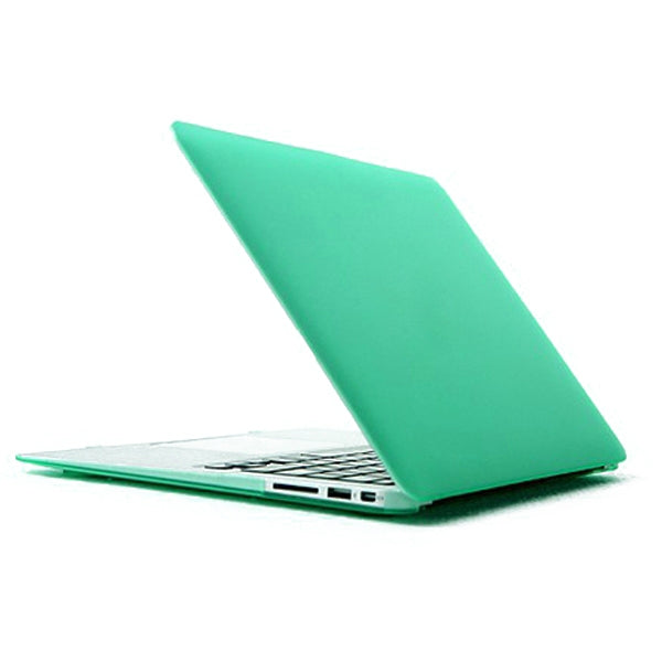 ENKAY for MacBook Air 13.3 inch (US Version) 4 in 1 Frosted Hard Shell Plastic Protective Case with Screen Protector & Keyboard Guard & Anti-dust Plugs(Green) - MacBook Air Cases by ENKAY | Online Shopping South Africa | PMC Jewellery | Buy Now Pay Later Mobicred