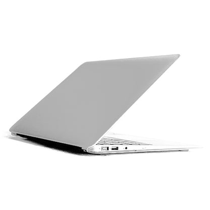 ENKAY for MacBook Air 13.3 inch (US Version) 4 in 1 Frosted Hard Shell Plastic Protective Case with Screen Protector & Keyboard Guard & Anti-dust Plugs(White) - MacBook Air Cases by ENKAY | Online Shopping South Africa | PMC Jewellery | Buy Now Pay Later Mobicred