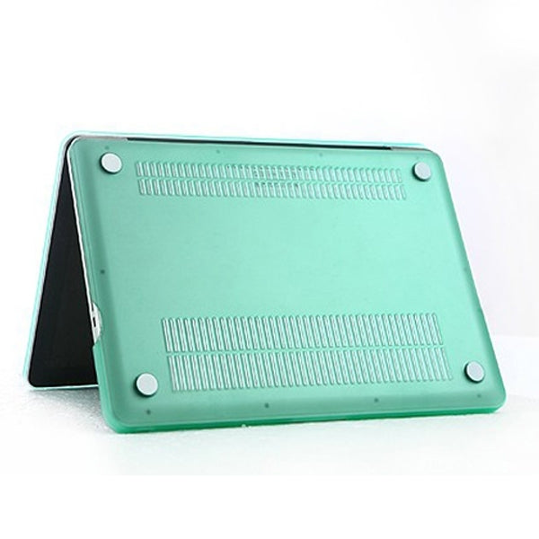 ENKAY for MacBook Pro 13.3 inch (US Version) / A1278 4 in 1 Frosted Hard Shell Plastic Protective Case with Screen Protector & Keyboard Guard & Anti-dust Plugs(Green) - MacBook Pro Cases by ENKAY | Online Shopping South Africa | PMC Jewellery | Buy Now Pay Later Mobicred