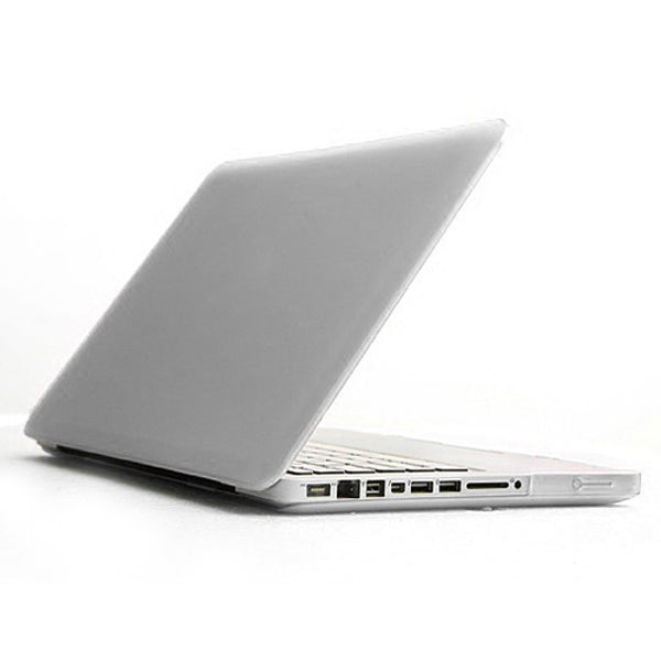 ENKAY for MacBook Pro 13.3 inch (US Version) / A1278 4 in 1 Frosted Hard Shell Plastic Protective Case with Screen Protector & Keyboard Guard & Anti-dust Plugs(White) - MacBook Pro Cases by ENKAY | Online Shopping South Africa | PMC Jewellery | Buy Now Pay Later Mobicred