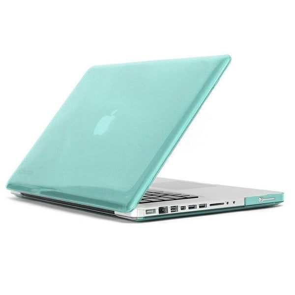 ENKAY for MacBook Pro 15.4 inch (US Version) / A1286 4 in 1 Crystal Hard Shell Plastic Protective Case with Screen Protector & Keyboard Guard & Anti-dust Plugs(Green) - MacBook Pro Cases by ENKAY | Online Shopping South Africa | PMC Jewellery | Buy Now Pay Later Mobicred