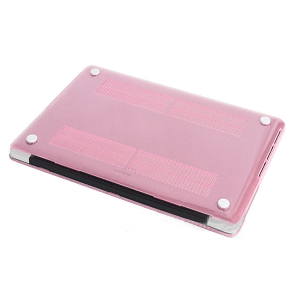 ENKAY for MacBook Pro Retina 13.3 inch (US Version) / A1425 / A1502 4 in 1 Crystal Hard Shell Plastic Protective Case with Screen Protector & Keyboard Guard & Anti-dust Plugs(Pink) - MacBook Pro Cases by ENKAY | Online Shopping South Africa | PMC Jewellery | Buy Now Pay Later Mobicred