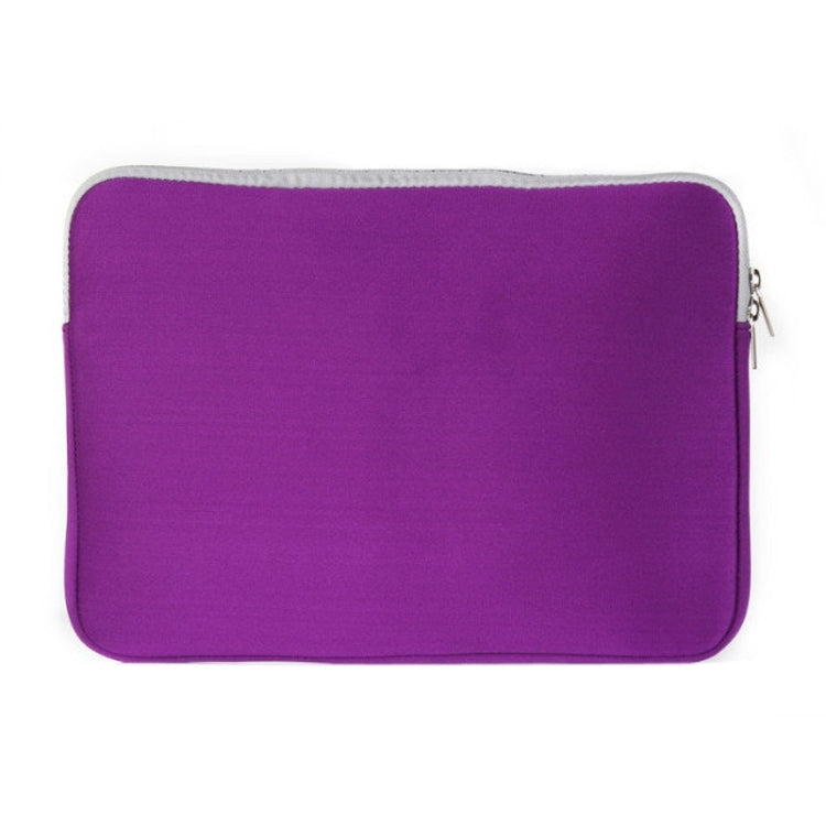 Double Pocket Zip Handbag Laptop Bag for Macbook Air 11.6 inch(Purple) - Protective Bags by PMC Jewellery | Online Shopping South Africa | PMC Jewellery | Buy Now Pay Later Mobicred