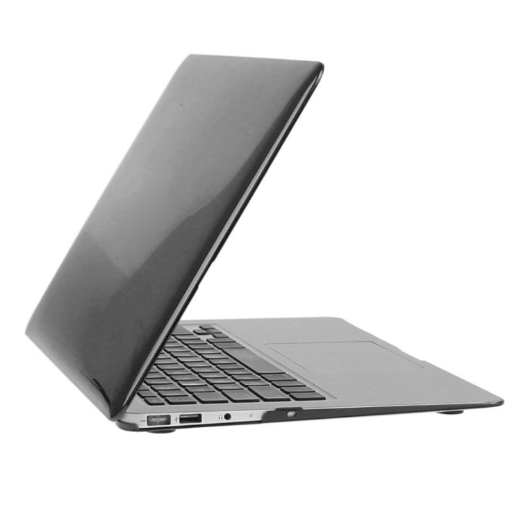 ENKAY for Macbook Air 13.3 inch (US Version) / A1369 / A1466 Hat-Prince 3 in 1 Crystal Hard Shell Plastic Protective Case with Keyboard Guard & Port Dust Plug(Black) - free shipping - PMC Jewellery - Order now!