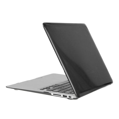 ENKAY for Macbook Air 13.3 inch (US Version) / A1369 / A1466 Hat-Prince 3 in 1 Crystal Hard Shell Plastic Protective Case with Keyboard Guard & Port Dust Plug(Black) - MacBook Air Cases by ENKAY | Online Shopping South Africa | PMC Jewellery | Buy Now Pay Later Mobicred