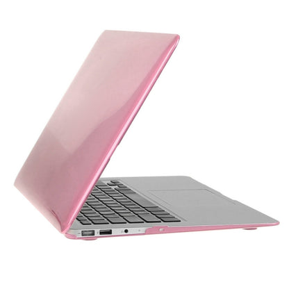 ENKAY for Macbook Air 13.3 inch (US Version) / A1369 / A1466 Hat-Prince 3 in 1 Crystal Hard Shell Plastic Protective Case with Keyboard Guard & Port Dust Plug(Pink) - MacBook Air Cases by ENKAY | Online Shopping South Africa | PMC Jewellery | Buy Now Pay Later Mobicred