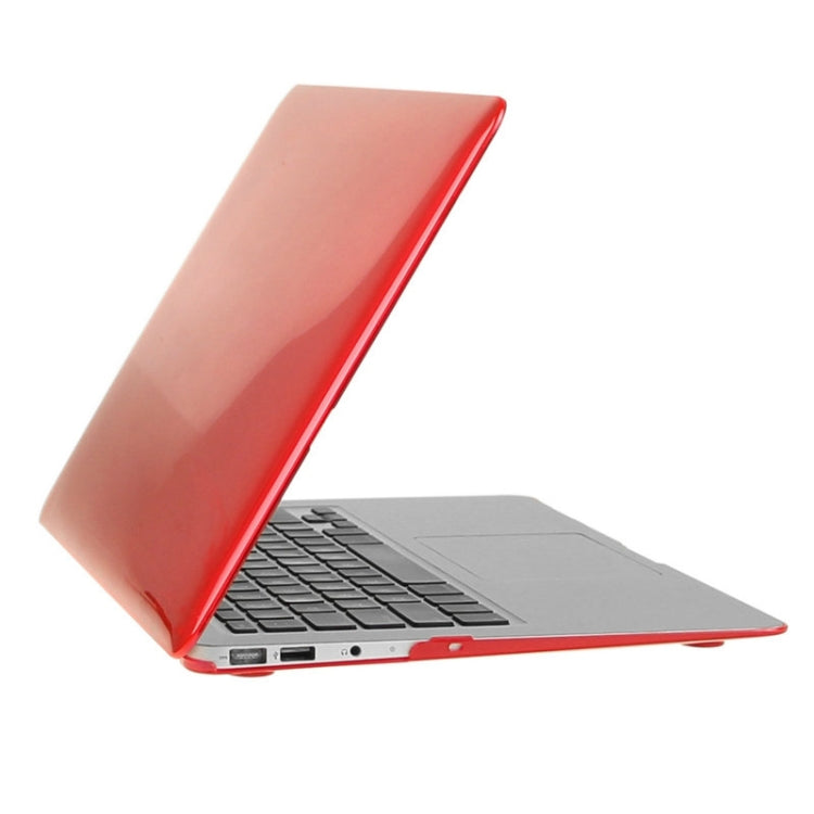 ENKAY for Macbook Air 13.3 inch (US Version) / A1369 / A1466 Hat-Prince 3 in 1 Crystal Hard Shell Plastic Protective Case with Keyboard Guard & Port Dust Plug(Red) - free shipping - PMC Jewellery - Order now!