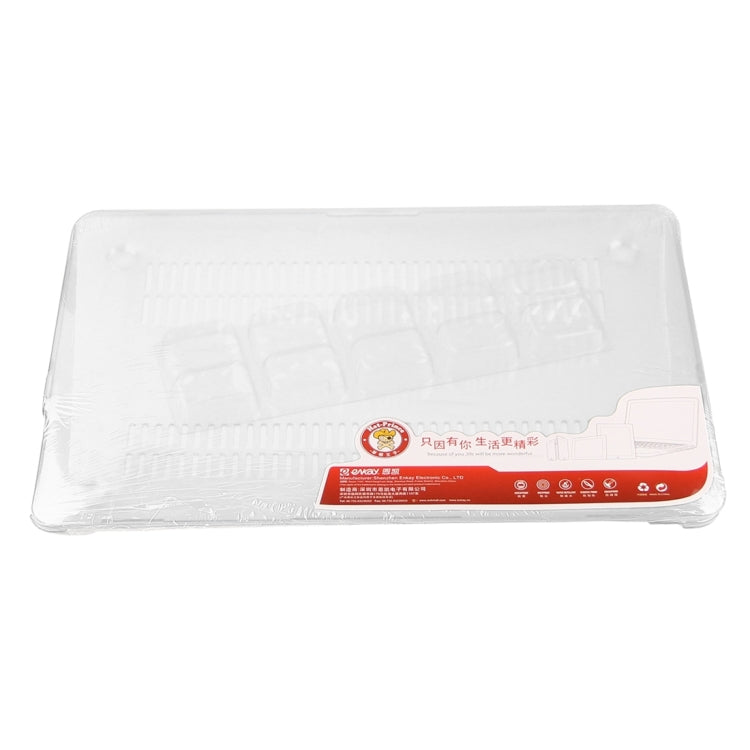 ENKAY for Macbook Air 13.3 inch (US Version) / A1369 / A1466 Hat-Prince 3 in 1 Crystal Hard Shell Plastic Protective Case with Keyboard Guard & Port Dust Plug(White) - free shipping - PMC Jewellery - Order now!