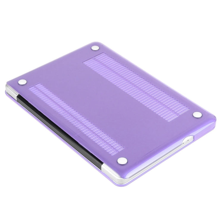 ENKAY for Macbook Pro 13.3 inch (US Version) / A1278 Hat-Prince 3 in 1 Crystal Hard Shell Plastic Protective Case with Keyboard Guard & Port Dust Plug(Purple) - MacBook Pro Cases by ENKAY | Online Shopping South Africa | PMC Jewellery | Buy Now Pay Later Mobicred