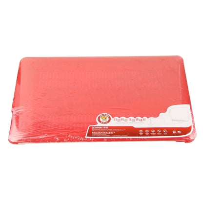 ENKAY for Macbook Pro 13.3 inch (US Version) / A1278 Hat-Prince 3 in 1 Crystal Hard Shell Plastic Protective Case with Keyboard Guard & Port Dust Plug(Red) - MacBook Pro Cases by ENKAY | Online Shopping South Africa | PMC Jewellery | Buy Now Pay Later Mobicred