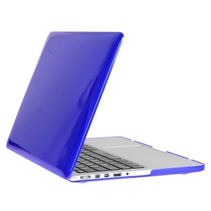 ENKAY for Macbook Pro Retina 13.3 inch (US Version) / A1425 / A1502 Hat-Prince 3 in 1 Crystal Hard Shell Plastic Protective Case with Keyboard Guard & Port Dust Plug(Dark Blue) - MacBook Pro Cases by ENKAY | Online Shopping South Africa | PMC Jewellery | Buy Now Pay Later Mobicred