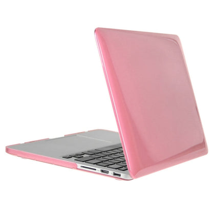 ENKAY for Macbook Pro Retina 13.3 inch (US Version) / A1425 / A1502 Hat-Prince 3 in 1 Crystal Hard Shell Plastic Protective Case with Keyboard Guard & Port Dust Plug(Pink) - MacBook Pro Cases by ENKAY | Online Shopping South Africa | PMC Jewellery | Buy Now Pay Later Mobicred