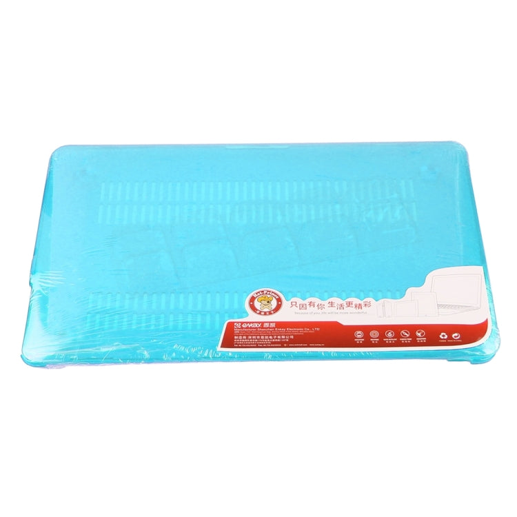 ENKAY for Macbook Pro Retina 13.3 inch (US Version) / A1425 / A1502 Hat-Prince 3 in 1 Crystal Hard Shell Plastic Protective Case with Keyboard Guard & Port Dust Plug(Blue) - free shipping - PMC Jewellery - Order now!