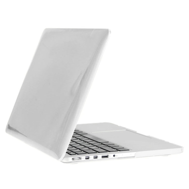 ENKAY for Macbook Pro Retina 13.3 inch (US Version) / A1425 / A1502 Hat-Prince 3 in 1 Crystal Hard Shell Plastic Protective Case with Keyboard Guard & Port Dust Plug(White) - MacBook Pro Cases by ENKAY | Online Shopping South Africa | PMC Jewellery | Buy Now Pay Later Mobicred