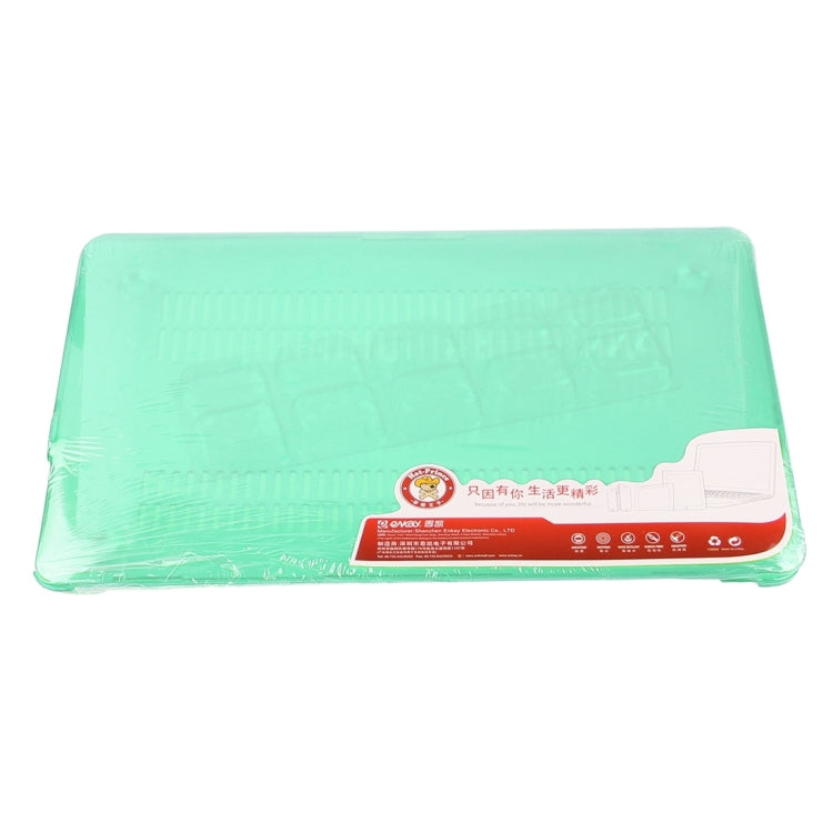 ENKAY for Macbook Pro 15.4 inch (US Version) / A1286 Hat-Prince 3 in 1 Crystal Hard Shell Plastic Protective Case with Keyboard Guard & Port Dust Plug(Green) - free shipping - PMC Jewellery - Order now!