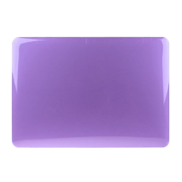 ENKAY for Macbook Pro Retina 15.4 inch (US Version) / A1398 Hat-Prince 3 in 1 Crystal Hard Shell Plastic Protective Case with Keyboard Guard & Port Dust Plug(Purple) - MacBook Pro Cases by ENKAY | Online Shopping South Africa | PMC Jewellery | Buy Now Pay Later Mobicred