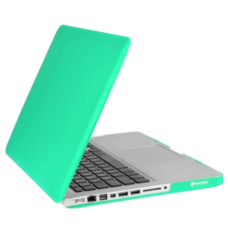 ENKAY for Macbook Pro 13.3 inch (US Version) / A1278 Hat-Prince 3 in 1 Frosted Hard Shell Plastic Protective Case with Keyboard Guard & Port Dust Plug(Green) - MacBook Pro Cases by ENKAY | Online Shopping South Africa | PMC Jewellery | Buy Now Pay Later Mobicred