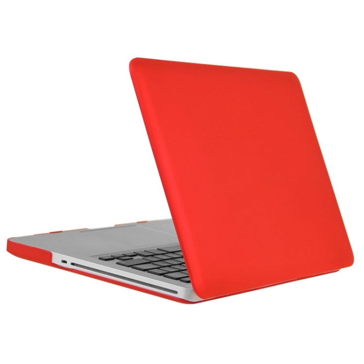 ENKAY for Macbook Pro 13.3 inch (US Version) / A1278 Hat-Prince 3 in 1 Frosted Hard Shell Plastic Protective Case with Keyboard Guard & Port Dust Plug(Red) - MacBook Pro Cases by ENKAY | Online Shopping South Africa | PMC Jewellery | Buy Now Pay Later Mobicred