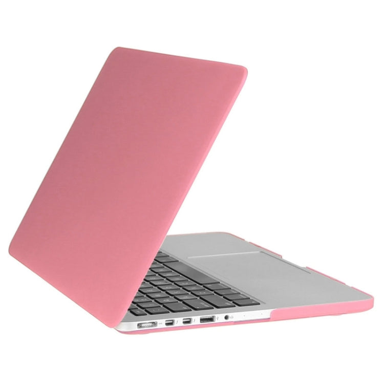 ENKAY for Macbook Pro Retina 13.3 inch (US Version) / A1425 / A1502 Hat-Prince 3 in 1 Frosted Hard Shell Plastic Protective Case with Keyboard Guard & Port Dust Plug(Pink) - MacBook Pro Cases by ENKAY | Online Shopping South Africa | PMC Jewellery | Buy Now Pay Later Mobicred