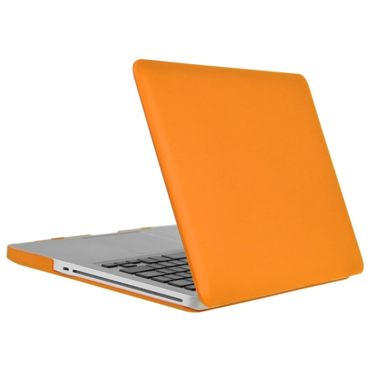 ENKAY for Macbook Pro 15.4 inch (US Version) / A1286 Hat-Prince 3 in 1 Frosted Hard Shell Plastic Protective Case with Keyboard Guard & Port Dust Plug(Orange) - MacBook Pro Cases by ENKAY | Online Shopping South Africa | PMC Jewellery | Buy Now Pay Later Mobicred