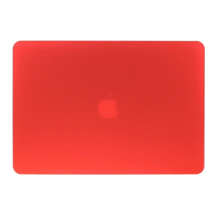 ENKAY for Macbook Pro Retina 15.4 inch (US Version) / A1398 Hat-Prince 3 in 1 Frosted Hard Shell Plastic Protective Case with Keyboard Guard & Port Dust Plug(Red) - MacBook Pro Cases by ENKAY | Online Shopping South Africa | PMC Jewellery | Buy Now Pay Later Mobicred