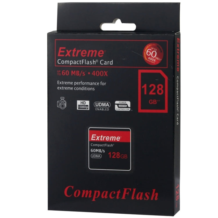 128GB Extreme Compact Flash Card, 400X Read  Speed, up to 60 MB/S (100% Real Capacity) - CF Card by PMC Jewellery | Online Shopping South Africa | PMC Jewellery | Buy Now Pay Later Mobicred