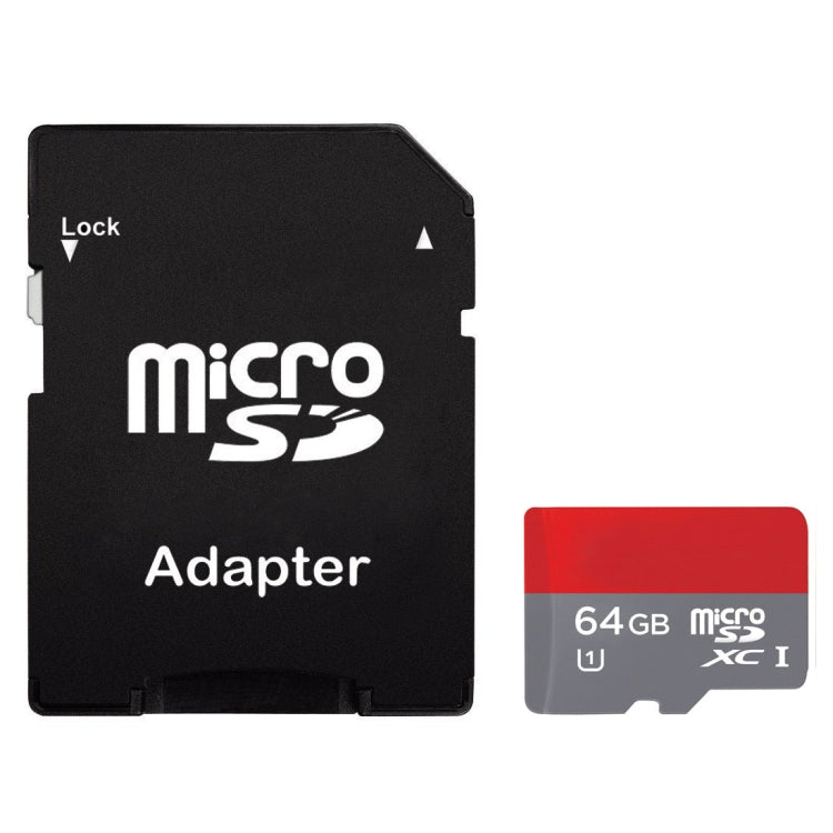 64GB High Speed Class 10 TF/Micro SDHC UHS-1(U1) Memory Card, Write: 15mb/s, Read: 30mb/s  (100% Real Capacity)(Black) - Micro SD Card by PMC TechLife | Online Shopping South Africa | PMC TechLife | Buy Now Pay Later Mobicred