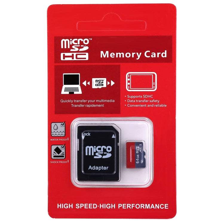 64GB High Speed Class 10 TF/Micro SDHC UHS-1(U1) Memory Card, Write: 15mb/s, Read: 30mb/s  (100% Real Capacity)(Black) - Micro SD Card by PMC TechLife | Online Shopping South Africa | PMC TechLife | Buy Now Pay Later Mobicred