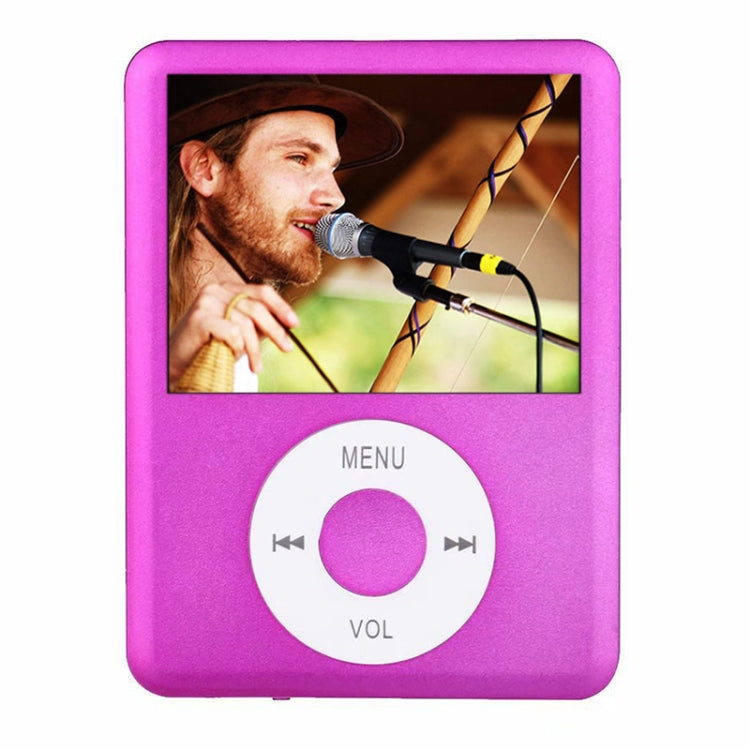 1.8 inch TFT Screen MP4 Player with TF Card Slot, Support Recorder, FM Radio, E-Book and Calendar(Magenta) - MP4 Player by PMC TechLife | Online Shopping South Africa | PMC TechLife | Buy Now Pay Later Mobicred