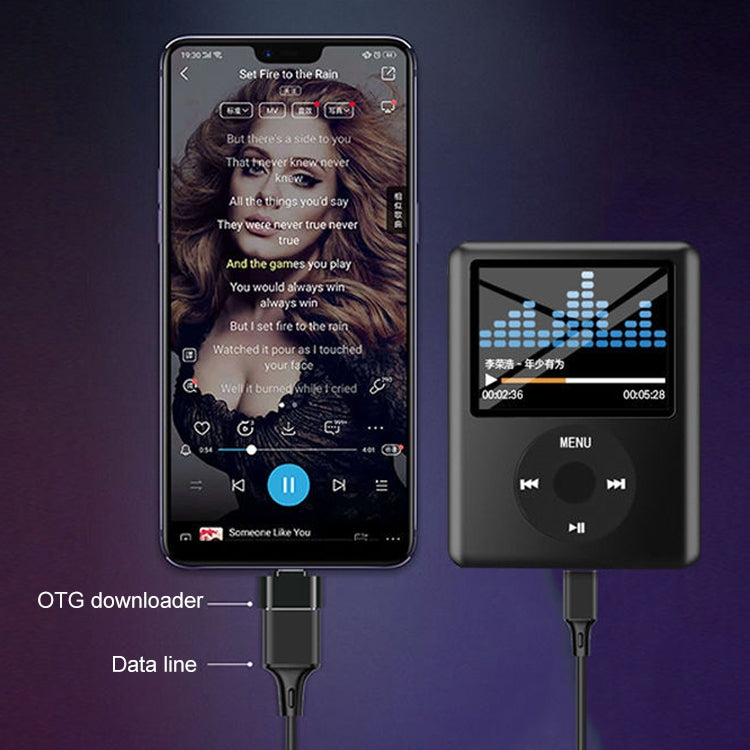1.8 inch TFT Screen MP4 Player with TF Card Slot, Support Recorder, FM Radio, E-Book and Calendar(Magenta) - MP4 Player by PMC TechLife | Online Shopping South Africa | PMC TechLife | Buy Now Pay Later Mobicred