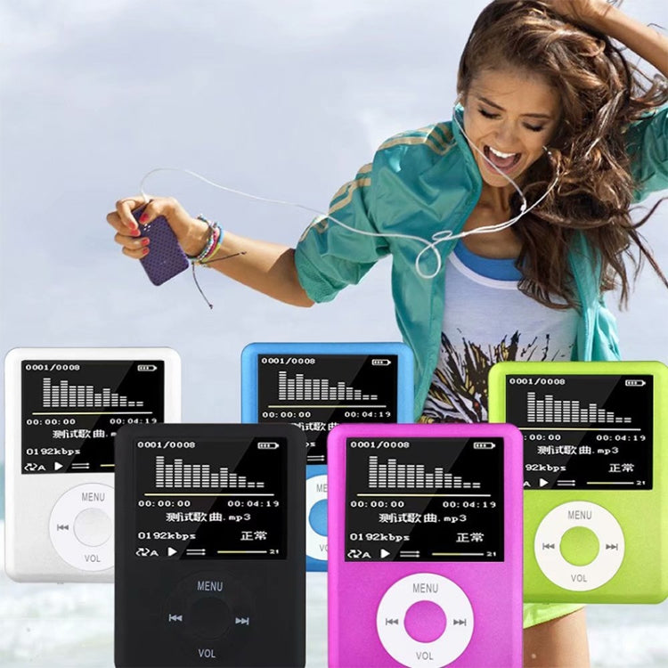 1.8 inch TFT Screen MP4 Player with TF Card Slot, Support Recorder, FM Radio, E-Book and Calendar(Magenta) - MP4 Player by PMC TechLife | Online Shopping South Africa | PMC TechLife | Buy Now Pay Later Mobicred