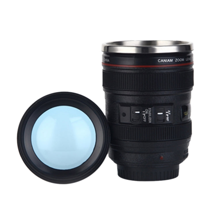 400ML Camera Lens Cup Mug Caniam EF 24-105mm F4 Filter Cup for Coffee Milk Water as Gift(Black) - Vacuum Thermoses & Cups by PMC Jewellery | Online Shopping South Africa | PMC Jewellery | Buy Now Pay Later Mobicred