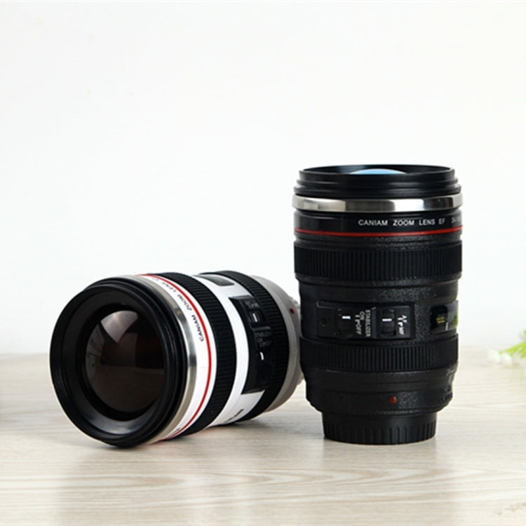 400ML Camera Lens Cup Mug Caniam EF 24-105mm F4 Filter Cup for Coffee Milk Water as Gift(Black) - Vacuum Thermoses & Cups by PMC TechLife | Online Shopping South Africa | PMC TechLife | Buy Now Pay Later Mobicred