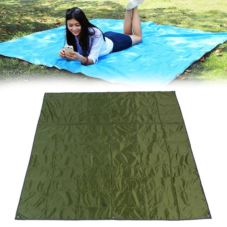 Waterproof Oxford Cloth 420D Oxford Material Camping Picnic Beach Tent Roof Tarp (Size: 215x215cm)(Army Green) - Camping Mats by PMC TechLife | Online Shopping South Africa | PMC TechLife