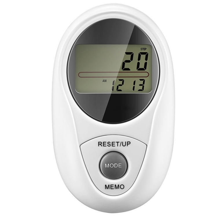 3D All Dimensional Waterproof Multifunction Digital Electronic Pedometer Step Counter(White) - Pedometer by PMC TechLife | Online Shopping South Africa | PMC TechLife | Buy Now Pay Later Mobicred