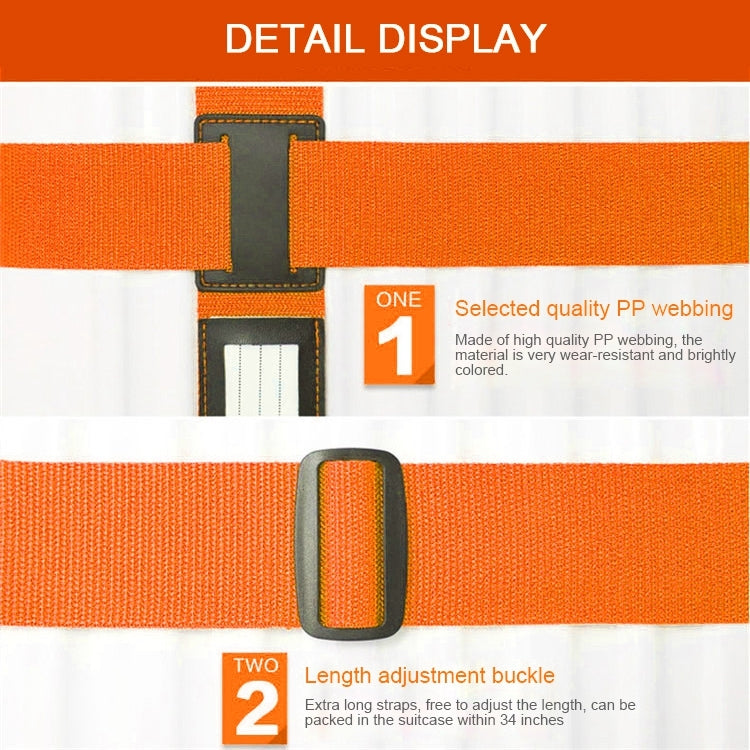 Luggage Strap Cross Belt Adjustable Packing Band Belt Strap with Password Lock for Luggage Travel Suitcase - Tapes & Ropes by PMC Jewellery | Online Shopping South Africa | PMC Jewellery | Buy Now Pay Later Mobicred