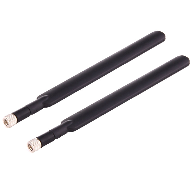 2 PCS B593 5dBi SMA Male 4G LTE Router Antenna(Black) - SMA/RP-SMA Antenna by PMC Jewellery | Online Shopping South Africa | PMC Jewellery