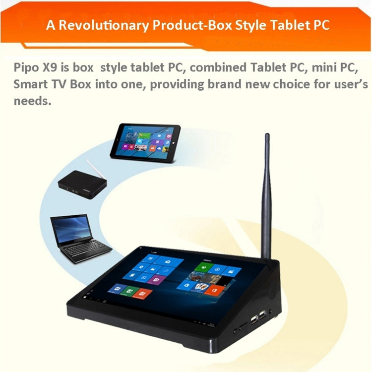 Pipo X9 TV Box 8.9 inch Touchscreen Android 7.0 Tablet Mini PC, RK3288, Quad Core 1.8GHz, RAM: 2GB, ROM: 32GB, Support WiFi / Bluetooth / Ethernet / HDMI / TF Card - free shipping - PMc TechLife - Order now!
